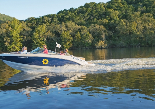The Lake Austin Spa Resort Speedboat