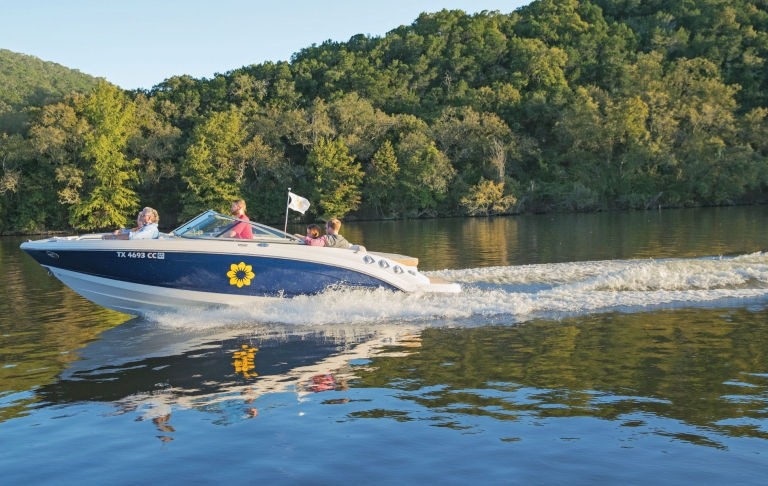 The Lake Austin Spa Resort Speedboat