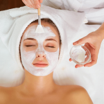 A woman receives a relaxing facial treatment at the Lake Austin Resort Spa.