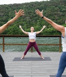 Yoga Al Fresco on Yoga Dock