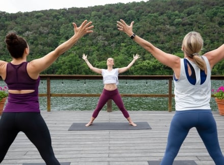Yoga Al Fresco on Yoga Dock