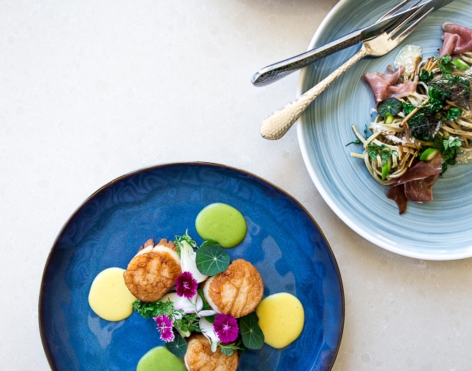 A mix of healthy and wellness inspired meals from the chefs at Lake Austin Spa Resort