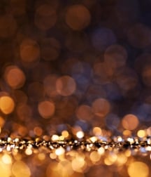 A sparkling display of lights