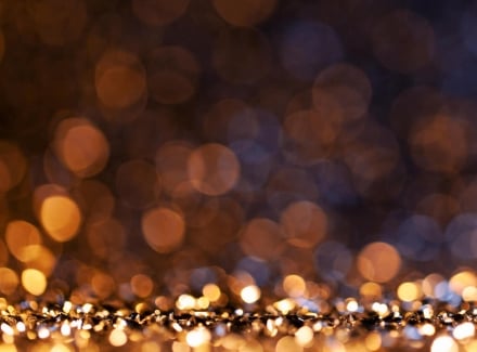 A sparkling display of lights