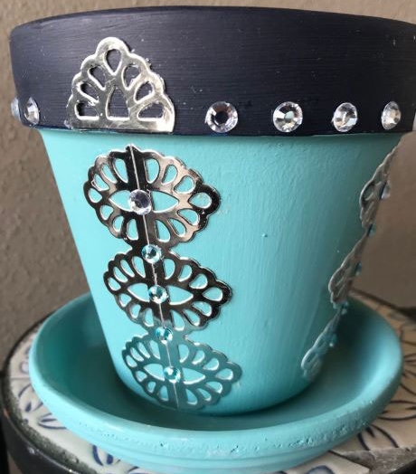 painted pot