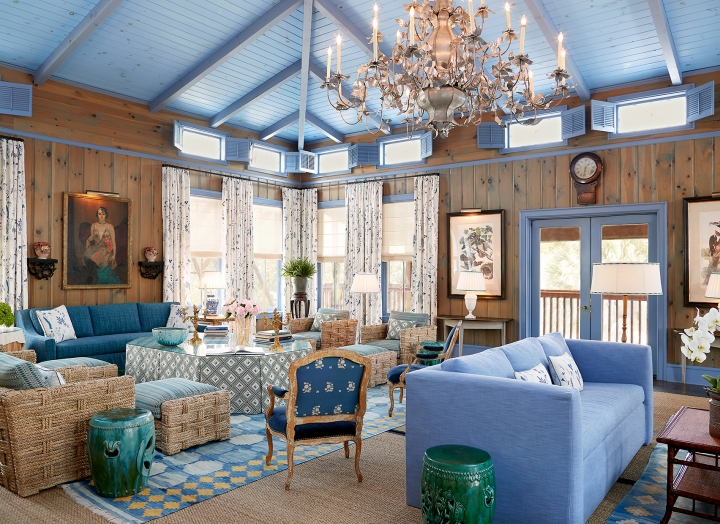 Full view of the Blue Room