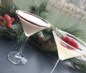 Two Holiday Martinis