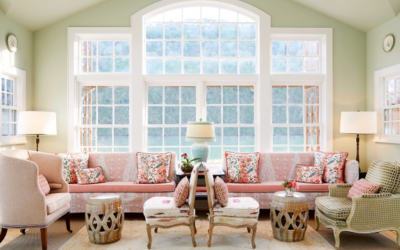 The garden library on a beautiful day