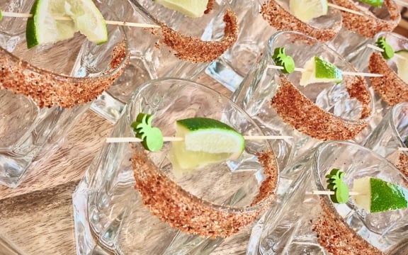 Glasses of margarita
